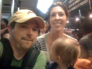 On the bus from the ferry terminal to the ferry (keeping our humor) On the bus from the ferry terminal to the ferry (keeping our humor)