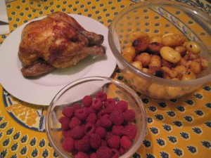 dinner our first night in Paris