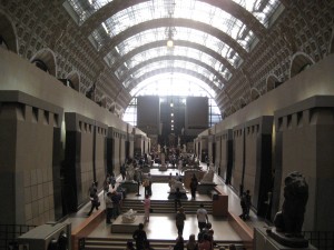 The interior of Musée d'Orsay