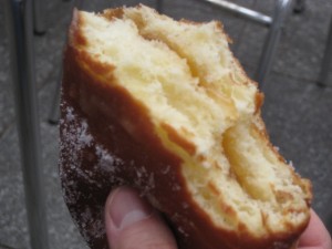 Beignet with Apricot filling